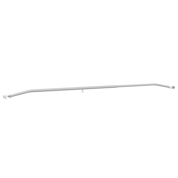 Tarpaulinbracket för släp Silver 136-218 cm
