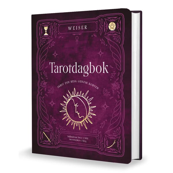 Weiser tarotdagbok (inbunden)
