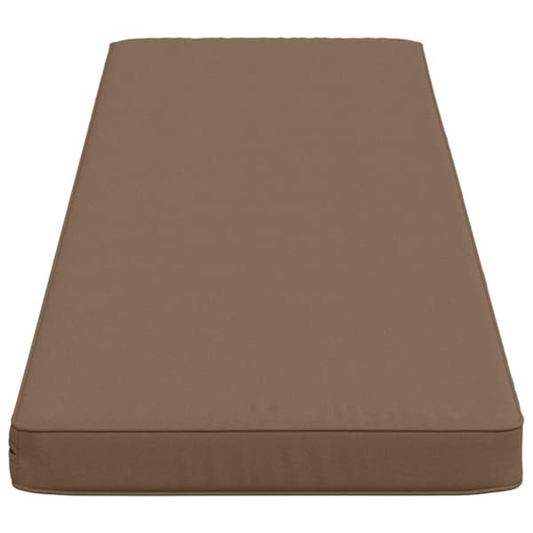2-delade Bänk Kuddar VUGHT 2 st 100% Polyester Taupe