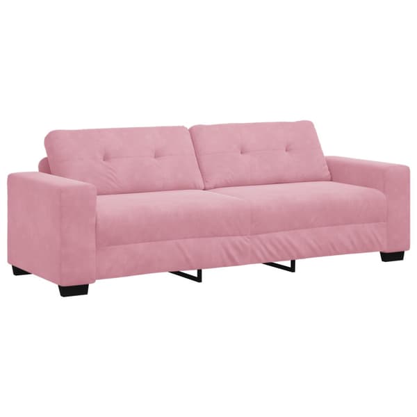 Soffset 3 pcs Rosa 221 x 80 x 80 cm Sammet