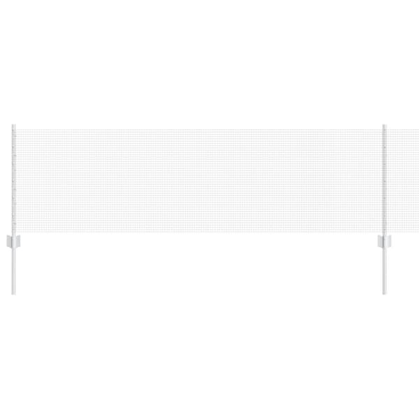 Stängsel med stolpe Silver 0,6 x 10 m Stål