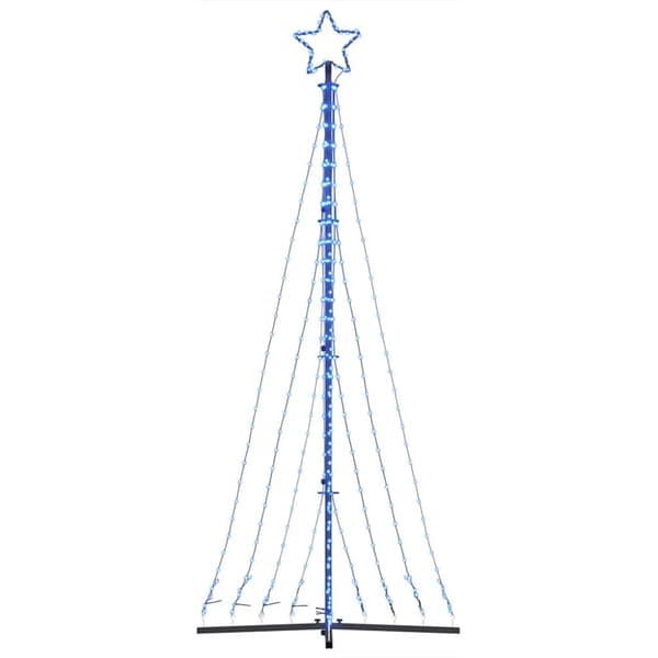 LED julgran 447 LED blå 250 cm