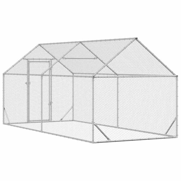 Hönshus Silver 200x170x177cm Galvaniserat Stål