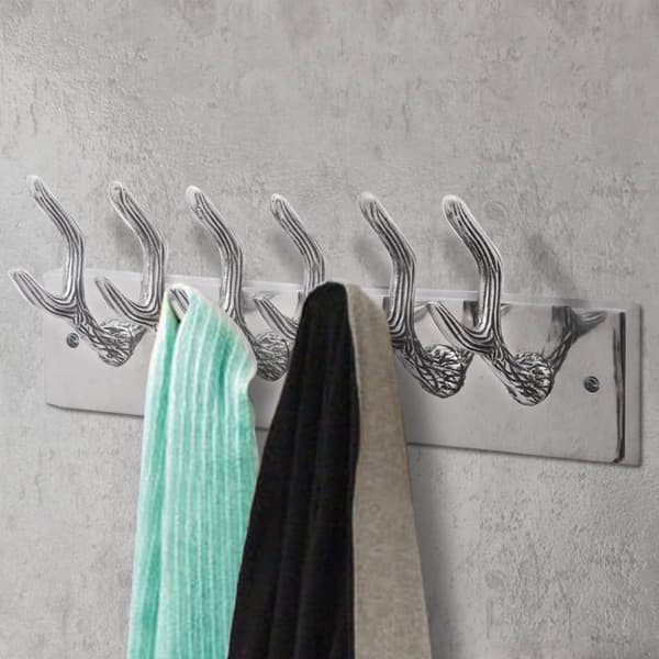 Kroklist 4 st silver aluminium