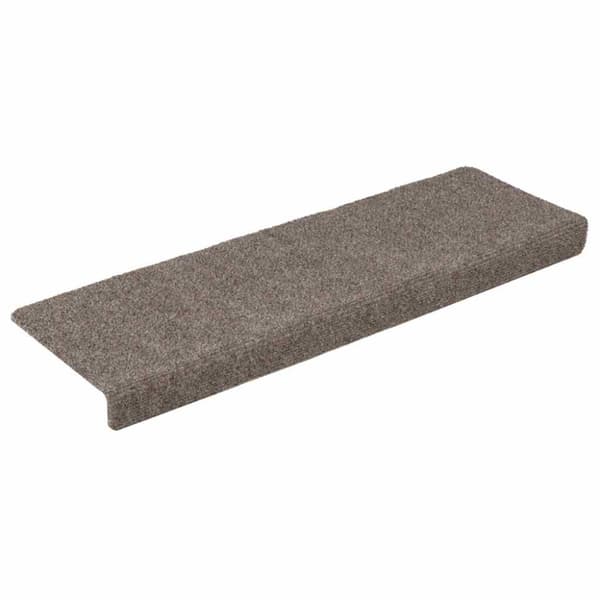 Trappmattor självhäftande 30 st 65x21x4 cm beige rektangulär kant