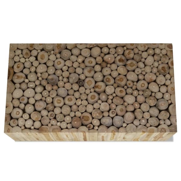 Soffbord äkta teak 90x50x30 cm