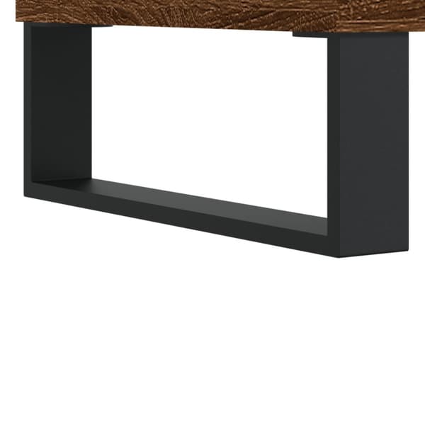 Soffbord brun ek 60x50x36,5 cm konstruerat trä