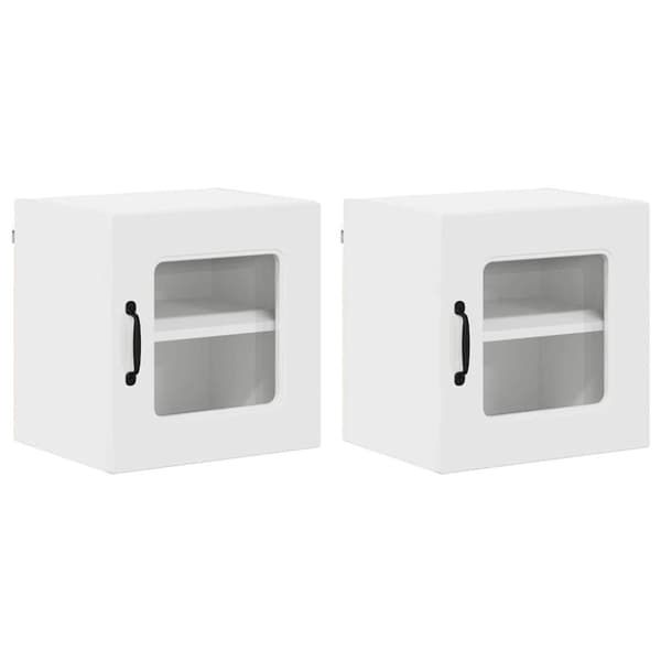 Diskmaskin panel Kalmar 2 pcs Högblanka vita 40 x 31 x 40 cm