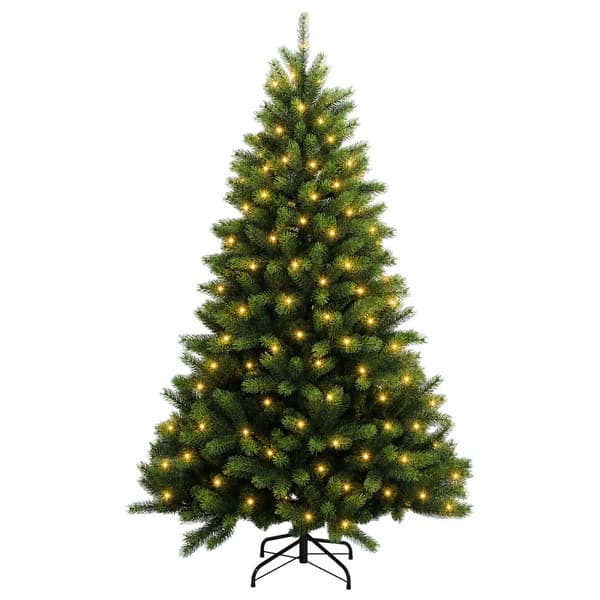 Plast Hingad Julgran 180 cm 300 LED-lampor Varmvit