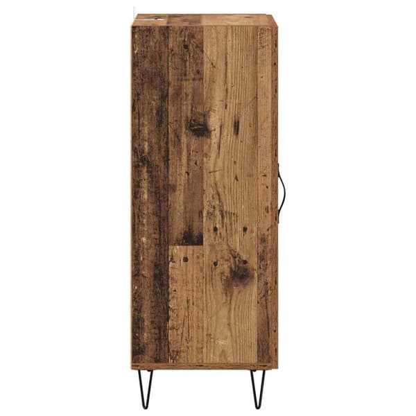 Sideboard Gammalt trä 34,5 x 34 x 90 cm