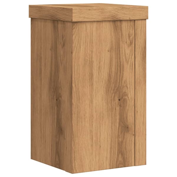 Växtställ 2 st ek 10x10x18 cm konstruerat trä