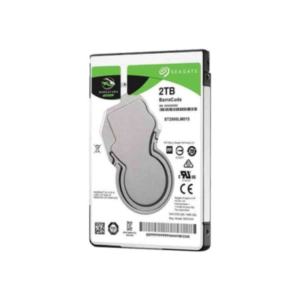 Seagate Guardian BarraCuda ST2000LM015 - hårddisk - 2 TB - SATA 6Gb/s