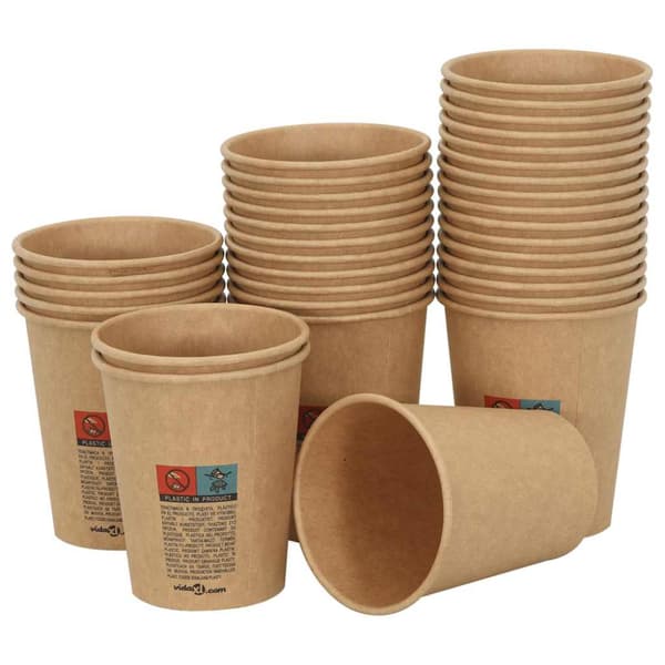 Kaffekoppar i papper med lock 1000 st 8oz 200ml