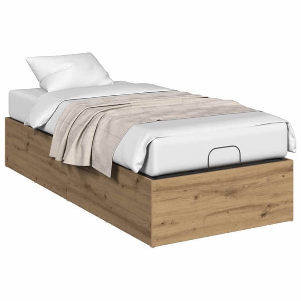 Sängomramning för ställbar sängbotten Artisan-ek 100 x 200 cm