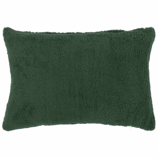 Kuddöverdrag 2 st HEERLEN Mörkgrön 30 x 50 cm Bouclé