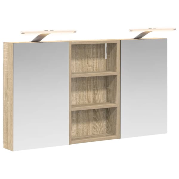 Badrumsskåpsset 3 st 90 x 10,5 x 50 cm Konstruerat trä