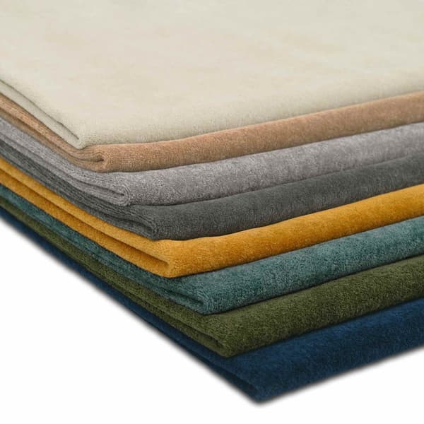 Kudde med kudde HEERLEN 2 st Ljusgrå Mikrofiber Fleece