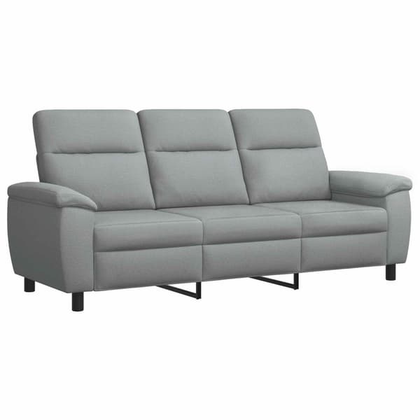 Soffset 2 st Ljusgrå Tyg