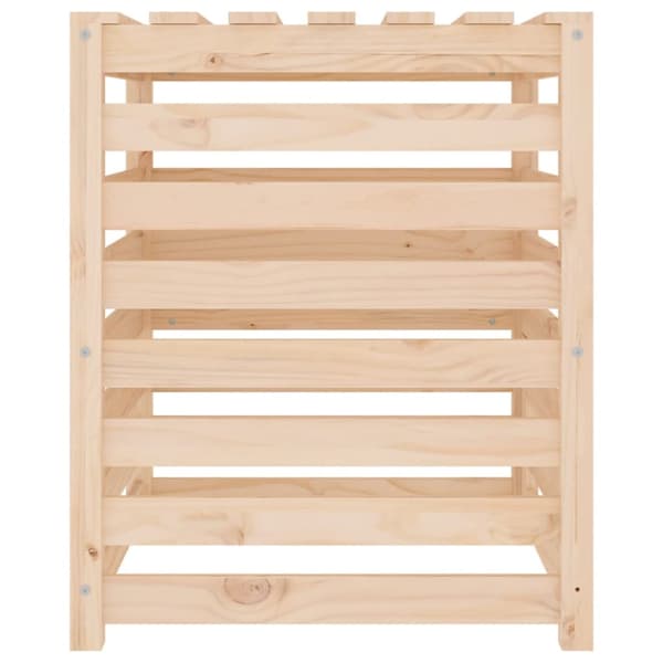 Kompostlåda 63,5x63,5x77,5 cm massiv furu