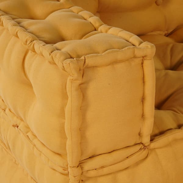 Modulsofa enhet Tyg Gul 210 x 70 x 56 cm