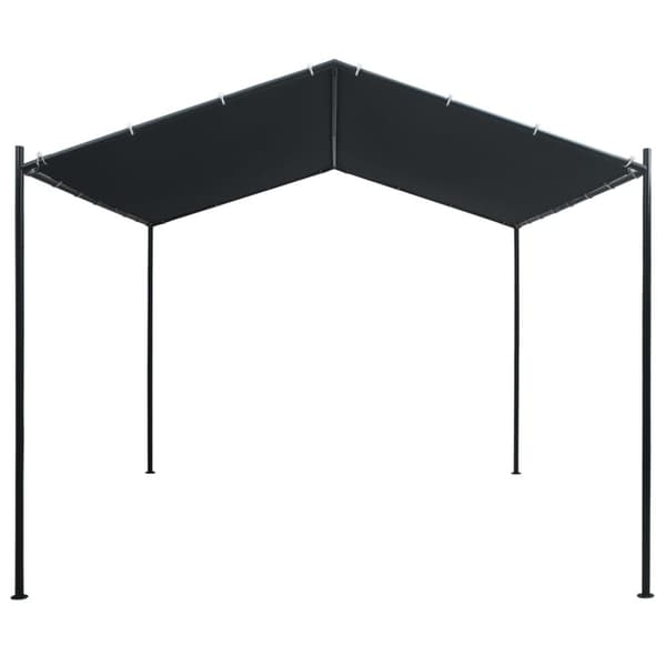 Paviljong 3x3 m stål antracit