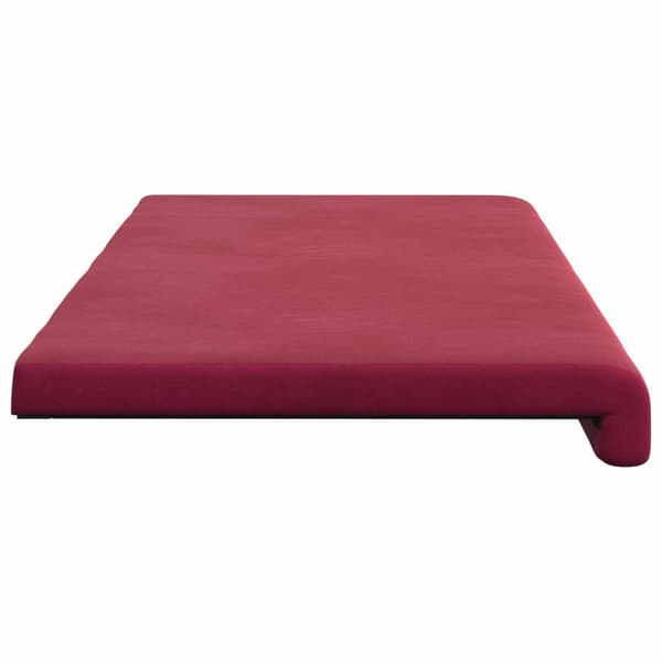 Bänk kudde Sammet (V) Vinröd Djup 35 cm