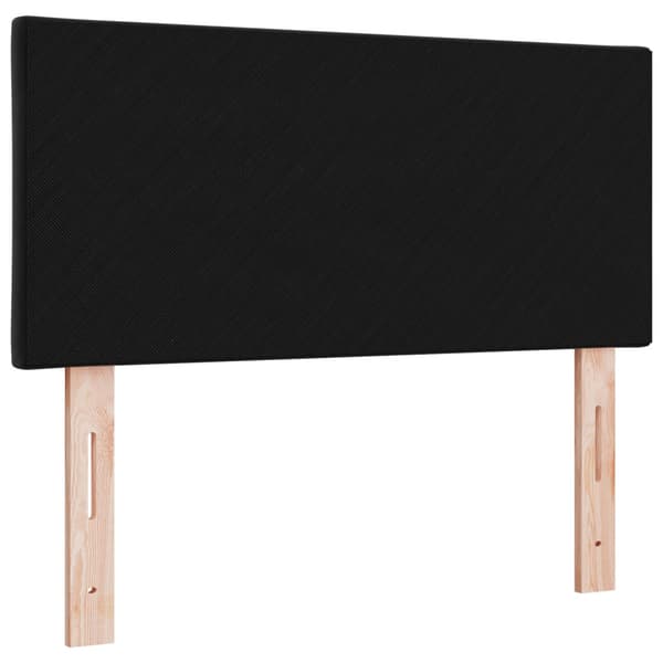 Huvudgavel Svart 100 cm Sammet