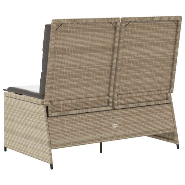 Trädgårdsbänk Beige konstrotting