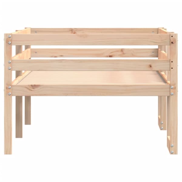 Sängram för barnsäng 80x200 cm massiv furu