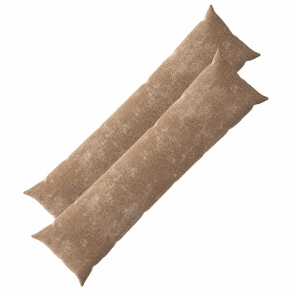 Kudde 2 st HEERLEN Brun 40 x 145 cm Chenilletyg