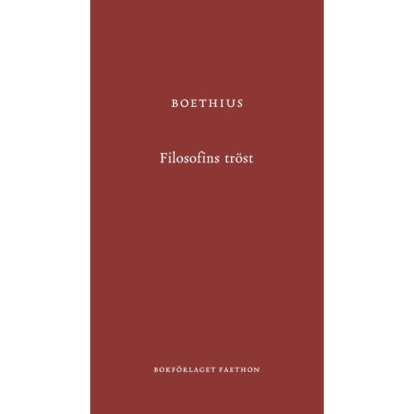 Filosofins tröst (inbunden)
