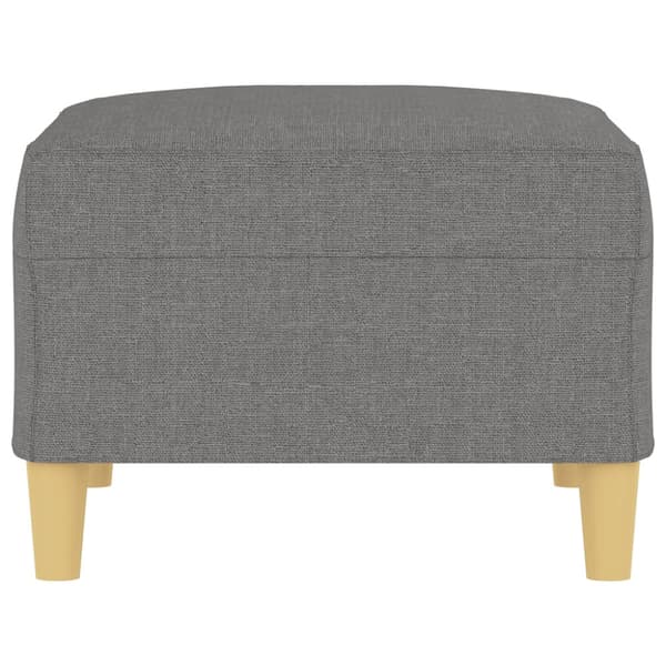 Fotpall mörkgrå 70x55x41 cm tyg