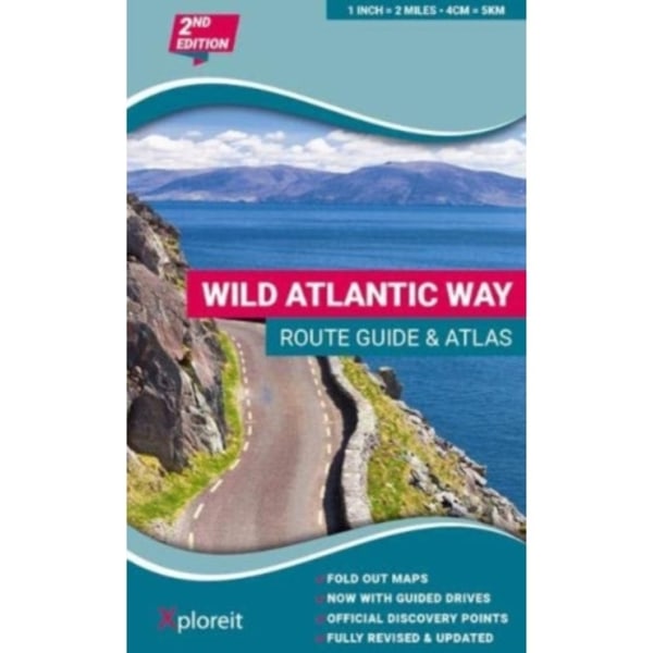 Wild Atlantic Way Route Guide and Atlas (häftad, eng)
