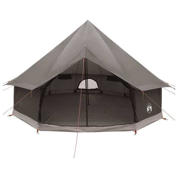 Tipi Tält Brun Grå 300 x 300 x 200 cm Polyester och Stål