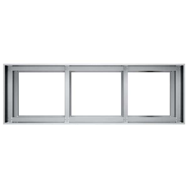 Trädgårdsplanterare Silver 120 x 40 x 60 cm Galvaniserat stål