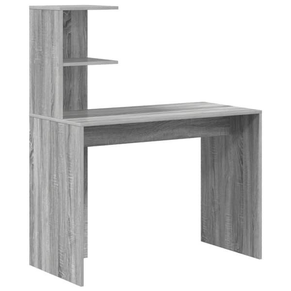 Skrivbord 2 pcs Grå Sonoma