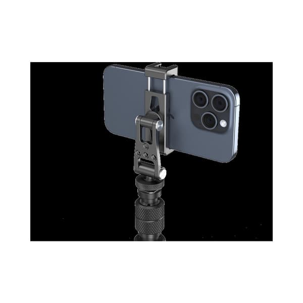 SmallRig 6528 Monopod with Triple Ground Spikes and Phone Support with Cold Shoe Mount