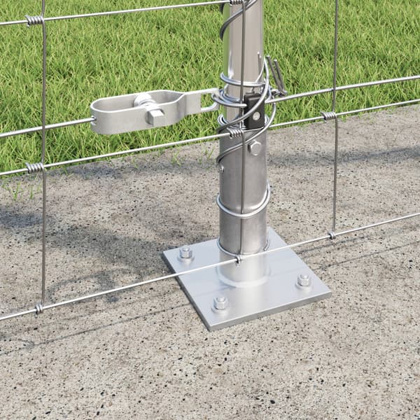 Stängselstolpe Galvaniserad 25 x 1,5 m Stål