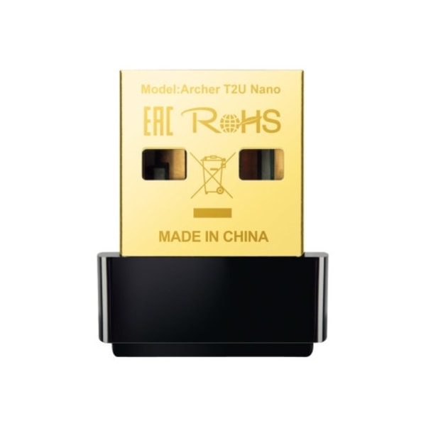 TP-Link Archer T2U Nano - nätverksadapter - USB 2.0 Svart