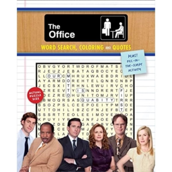 The Office Word Search, Coloring and Quotes (häftad, eng)