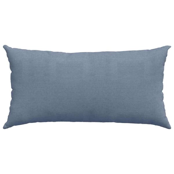 Sofakuddar 2 pcs Blå 80 x 40 cm Kordread tyg