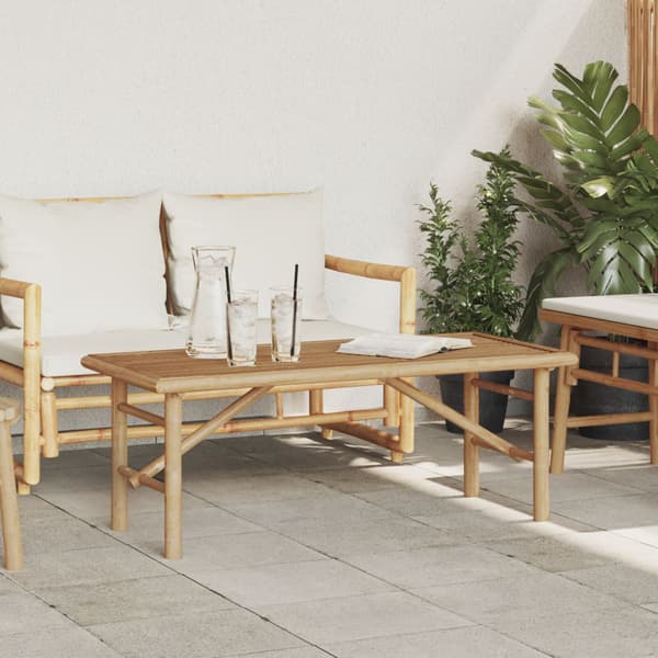 Kaffeebord Brun 110 x 50 x 43 cm Bambu