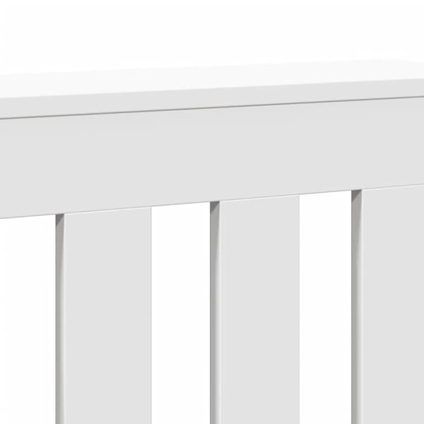 Elementskydd vit 78x20x82 cm konstruerat trä