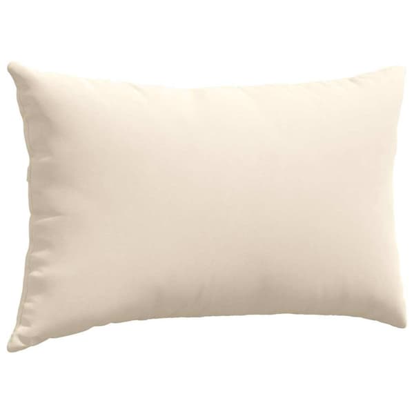 Sofakuddar 2 pcs Beige 50 x 30 cm tyg