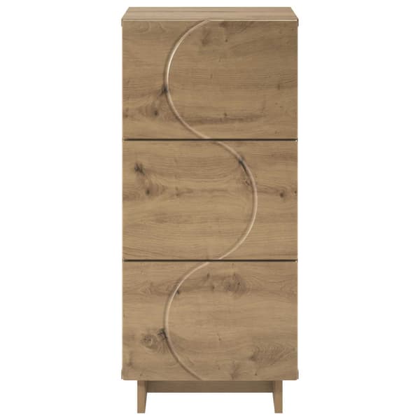 Sideboard Artisan-ek 33,5 x 34,5 x 75 cm Konstruerat trä
