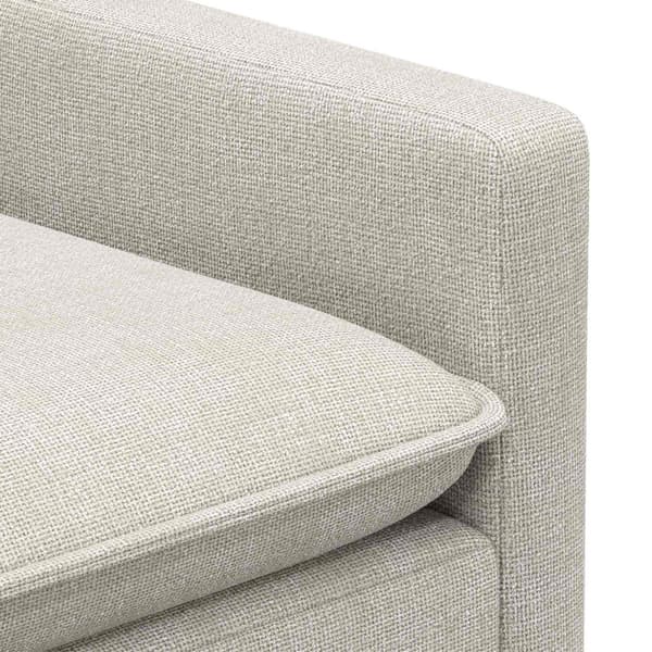 Soffset 2 pcs Gräddvit Polyester