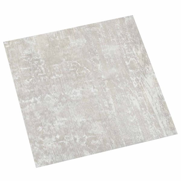 Golvplankor 55 pcs Ljusgrå 5,11 m² PVC