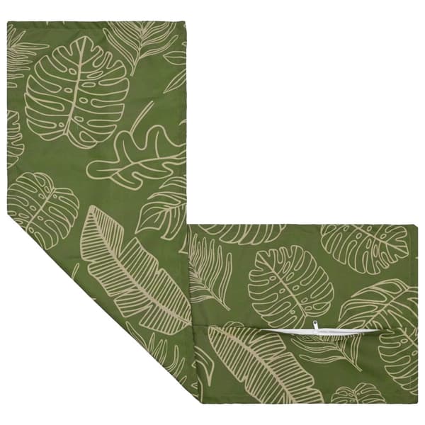 Kudde Löv med kudde HOUTEN 2 st Bladdesign Polyester