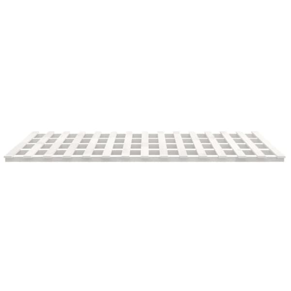 Sängram vit 180x200 cm massiv furu
