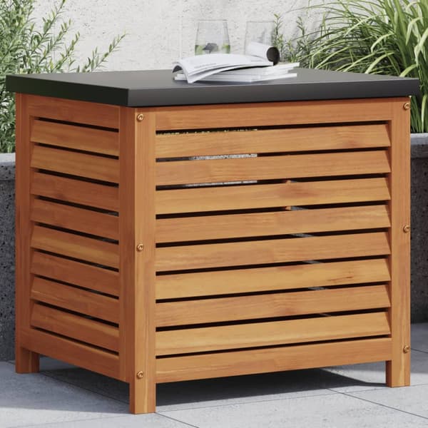 Dynbox 60x50x55 cm massivt eukalyptusträ
